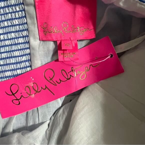 Lilly Pulitzer Shylee Cotton Maxi Dress Size 10 - Picture 13 of 16